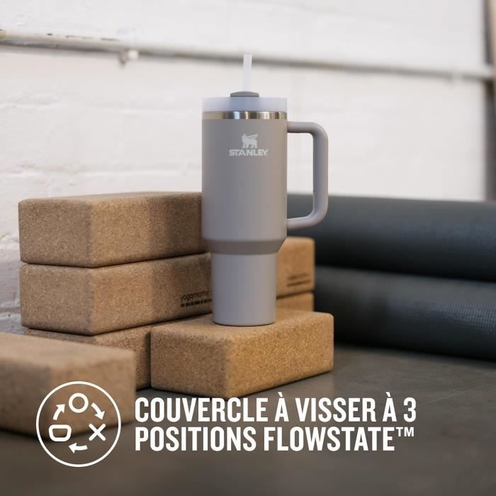 Gourde - stanley - quencher h2.0 flowstate - 1.2l - acier inoxydable recyclé - isolation sous vide