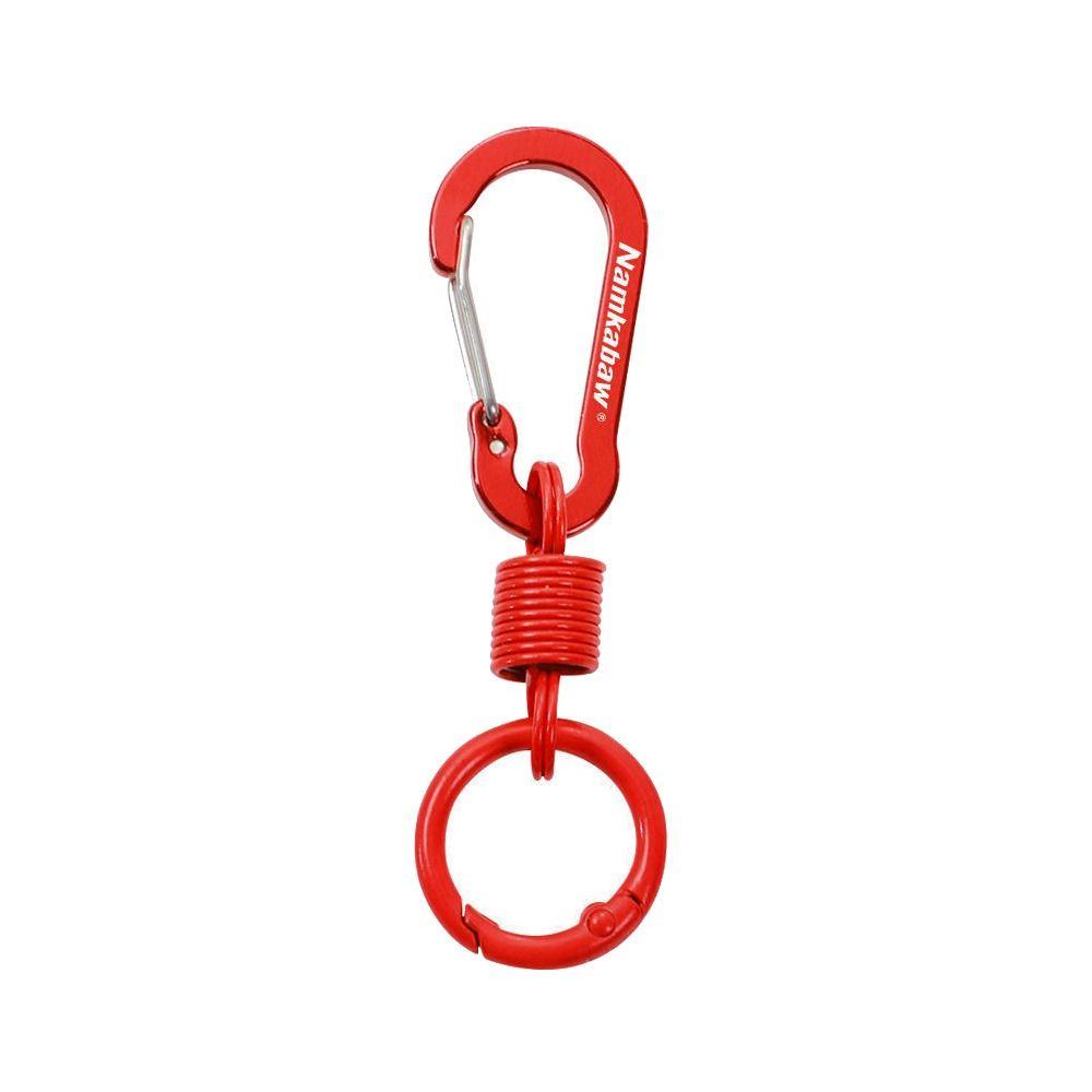 5pcs with Multi-color Spring Hook Key Ring Holder Carabiner  For DIY Jewelry Accessories