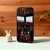 A-Aviation C-Cockpit Pilot Phone Case For iPhone17,16,15,14,13,12Plus,Pro Max,XS,5G Soft Silicone Black Cover
