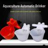 Automatic Poultry Drinking Bowl for Chickens, Pigeons & Quails - Cage Hanging Water Tank with Auto-Stop Feature
