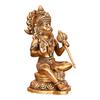 Ashtadhatu Shri Hanuman Ji Idol, Bajrang Bali Sitting Statue, Brass - 3 Inch
