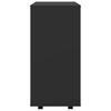 Mobiler Lagerschrank mit Rollen, Beistelltisch für das Wohnzimmer, Aufbewahrungsschrank, 60x35x75 cm