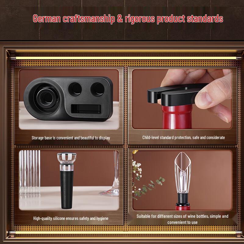 Sansis Electric Wine Opener Set