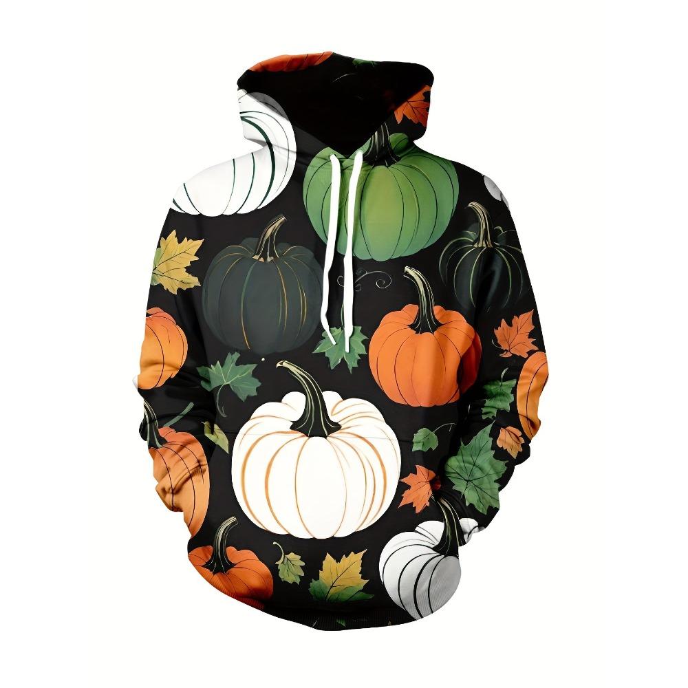 Autumn Winter Creative Colorful 3D Digital Printed Women's Loose Fitting Pullover Hoodies Fashionable Long Sleeved Hoodies