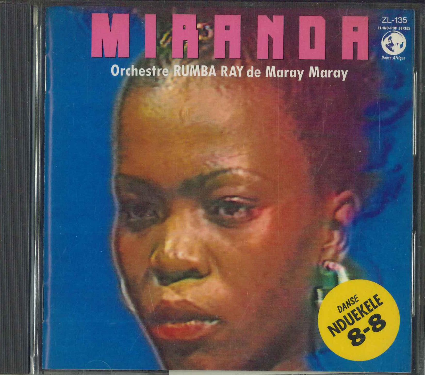 

CD ORCHESTRE RUMBA RAY DE MARAY MARAY - Miranda ZL135 Crown 1990 Japan ObiFolk Used