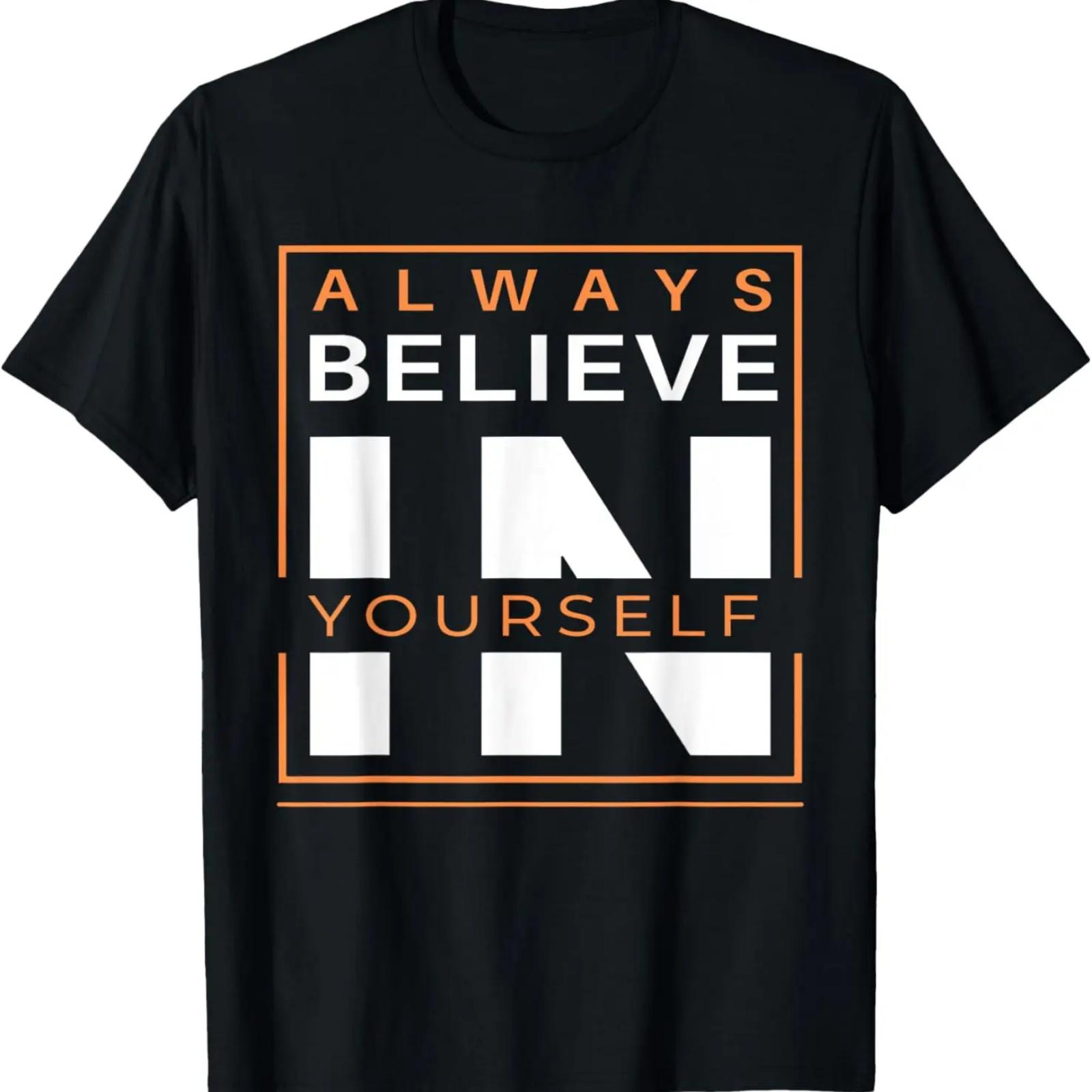 

Always Believe In Yourself T-Shirt XXXXXL чорний