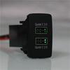 Quick Charging QC3.0 Double USB Power Socket Rapid Charger for Phones Tablets and More For Car Vehicles Adapter