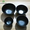 Restaurant Tableware Dining Room Rice Bowl Black Frost A5 Melamine Imitation Porcelain Dinnerware Round Soup Bowls
