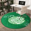 1PC round rug Cel-tic Football Club Crest Printed Round Area Rug ,Rug For Home Office, Round Chair Rug, Decorative Carpet Fan gifts Christmas gift