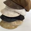 Cloud Beret Women's Autumn and Winter British Retro Star Anise Hat Can Be Worn Before and After the Face Small Leather Cap