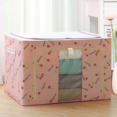 Clothes Storage Bin with Visible Window Large Capacity Zipper Closure Waterproof Stackable Quilt Container Organizer