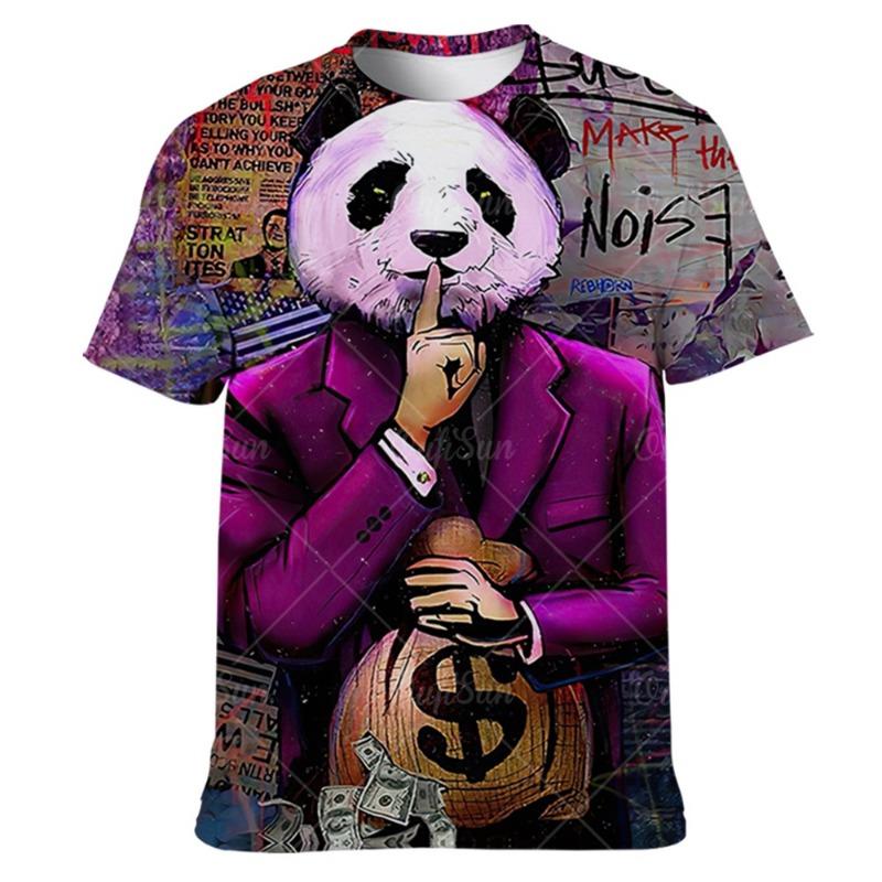 2026 Summer Tshirts Popular Novelty Animal Pig 3d Print T-shirt Funny Pigs