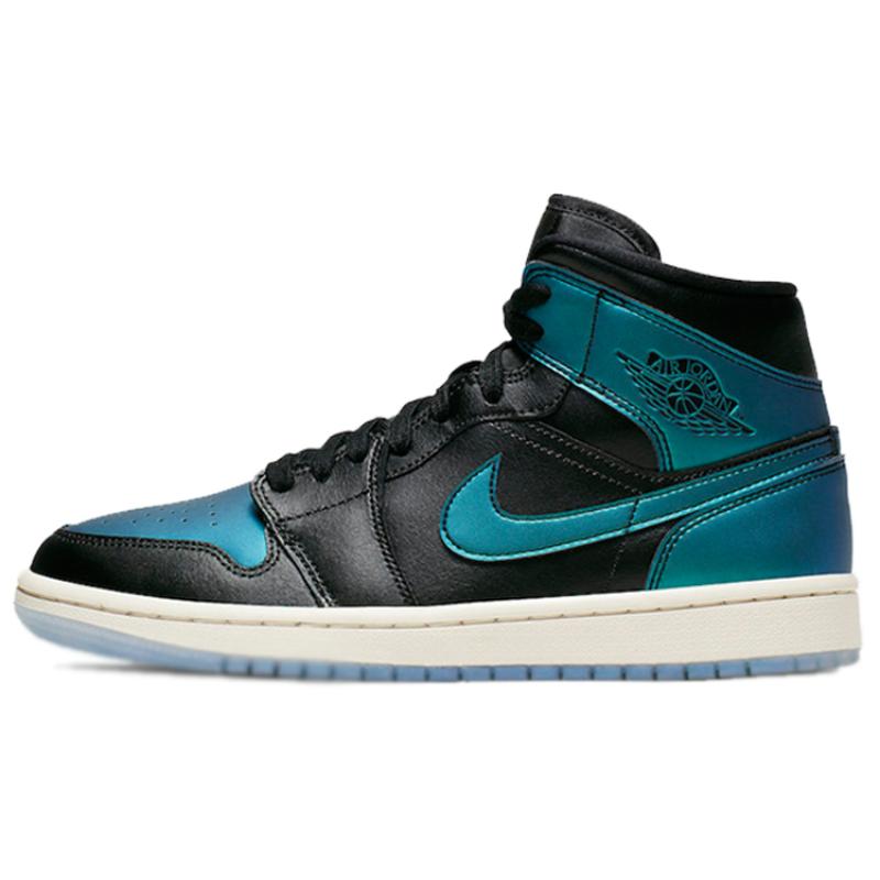 Jordan 1 Mid Iridescent Black Women's Jordan BQ6472-009