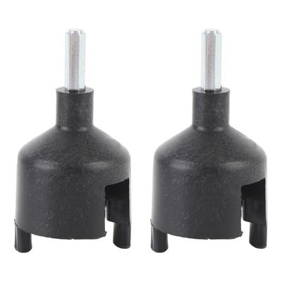 2er-Pack Elektrozaunisolator-Hülsenwerkzeuge ABS Stahl Nagelhülse für Einschraubisolatoren