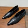 Footwear Pointed Toe Office Lady Flats Shoes Fashion Shallow Women Flats With Shoes Casual Soft Female Slides