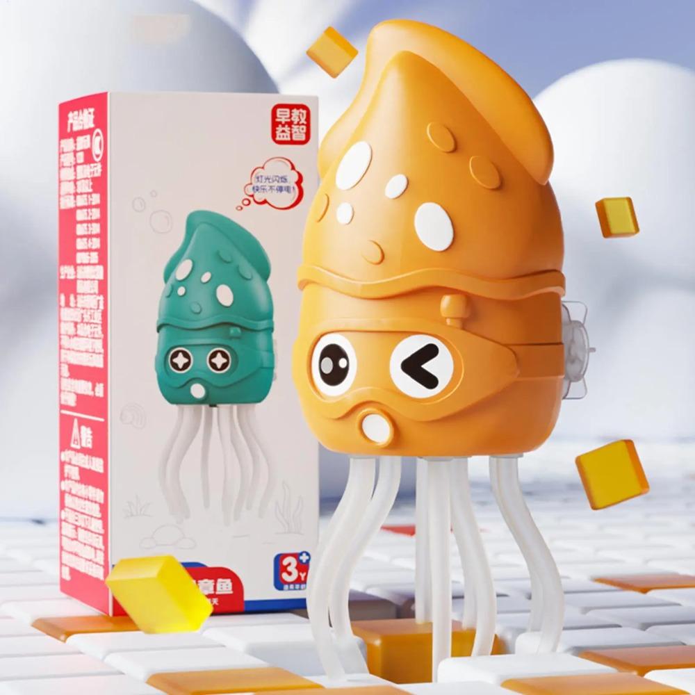 

Пластиковая Электрическая Танцующая Игрушка Осьминог Интерактивный Ходячий Танцующий Осьминог Подарок на День Рождения оранжевый