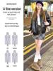 Women's Gray Plaid High Waist Woolen A-line Short Skirt - Autumn 2025 Collection