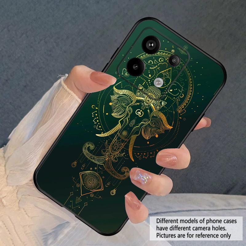 Cartoon Elephant For Redmi Note 10 11 Note12S 12 13 14 Pro Plus 5G 14S 4G 13ProPlus 9S 9 P ro 13C 14C silicone soft phone case