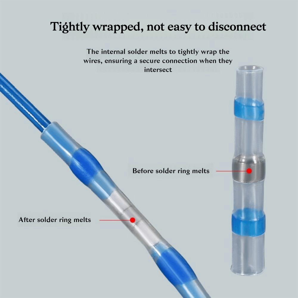 200pcs Connectors Kit Heat Shrink Wire Connectors Crimp Connector  Electrical Installation