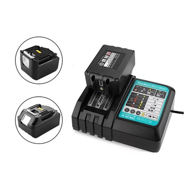Li-ion Battery Charger for Charger 18V 14.4V BL1830 Bl1430 DC18RC Power Tool 3A Charging Current US/EU/UK/AU Plug