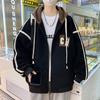 Hooded Casual Baseball Jacket for Teen Boys and Men's 2024 Stylish Outerwear