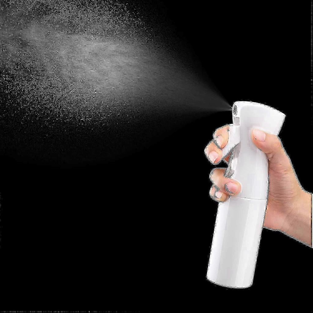 300ml Fine Mist Spray Bottle for Hair Styling Refillable Plastic Sprayer