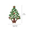 Christmas Tree Brooch - Women's Style - High-end Festive Decoration Alloy Rhinestone Pin