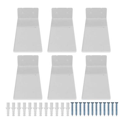 6 Stück Schwebendes Schuhregal Basketballschuhe Fußballschuhe Ausstellungsständer Wand Acryl Transparent