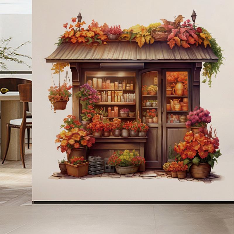 Selbstklebender Wandsticker für Wohnzimmer Schlafzimmer Flur Eingang Hintergrund Heimdeko Abnehmbares Wandtattoo