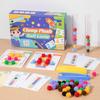 Children's Pompon Puzzle: Early Education and Logical Thinking Toy for Ages 3+
