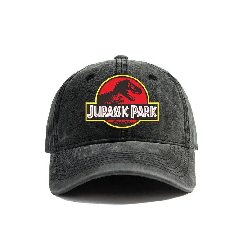 2026 Jurassic Park Baseballkappe Used Look Hüte Kappe Dinosaurier Herren Retro Outdoor Sommer Verstellbare Mütze Lässig Vielseitig Sonnenschutz