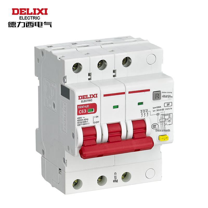 DELIXI ELECTRIC DZ47vLE Residual Current Circuit Breaker
