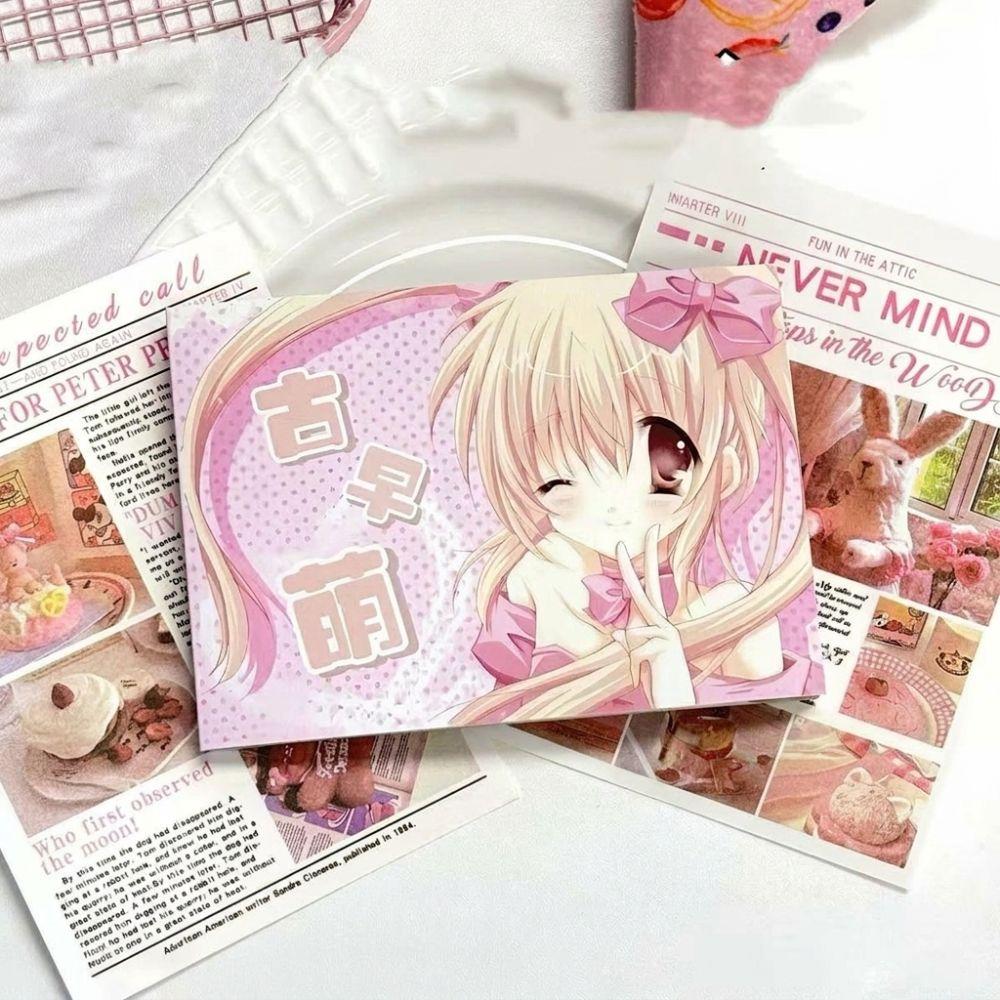Anime Girl Art Sticker Book Pastel Colors Scrapbook Stickers Decorative Stickers Phone Case DIY