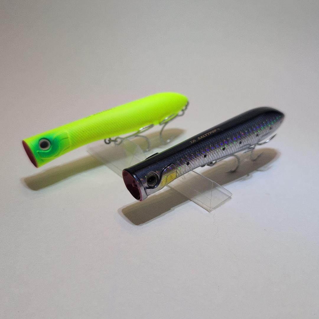 Used Daiwa SALTYPOP 110F Topwater Lure Set of 2