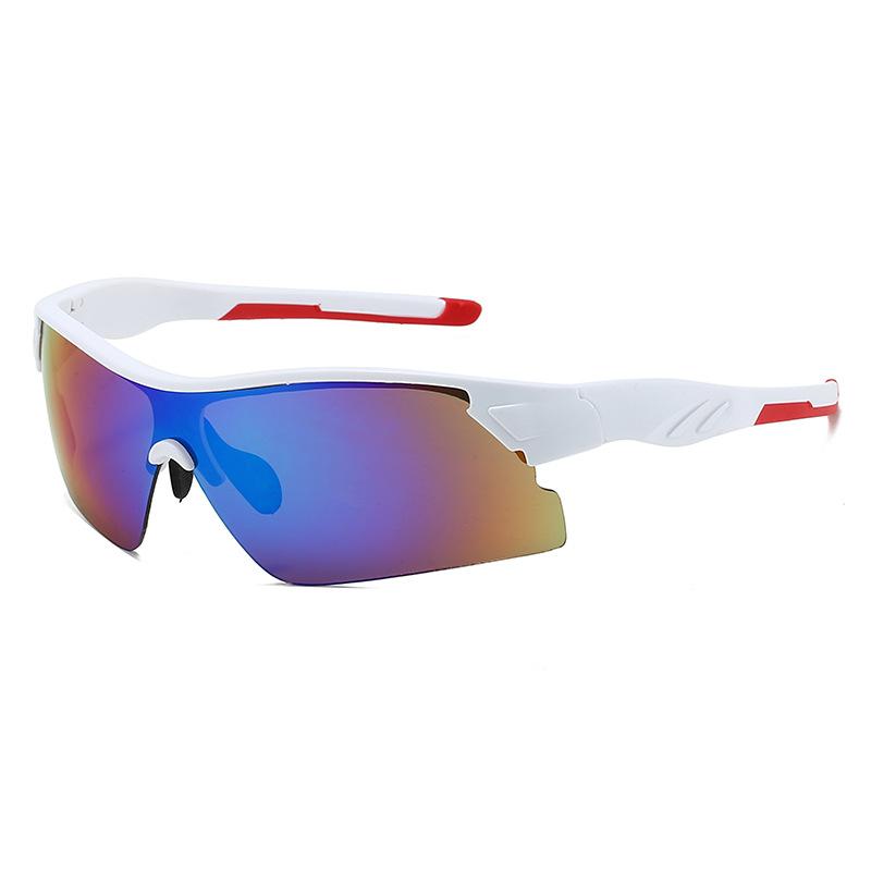 New Cycling Glasses, Men's and Women's Outdoor Road Bike Sports Sunglasses, Secondary Injection Molding Mountain Bike Off-road Sunshade