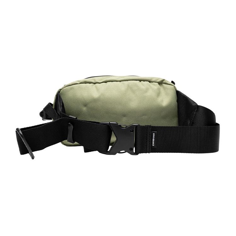 New Converse Polyester Sling Bag, Fanny Pack Unisex Army Green 10017263-A11