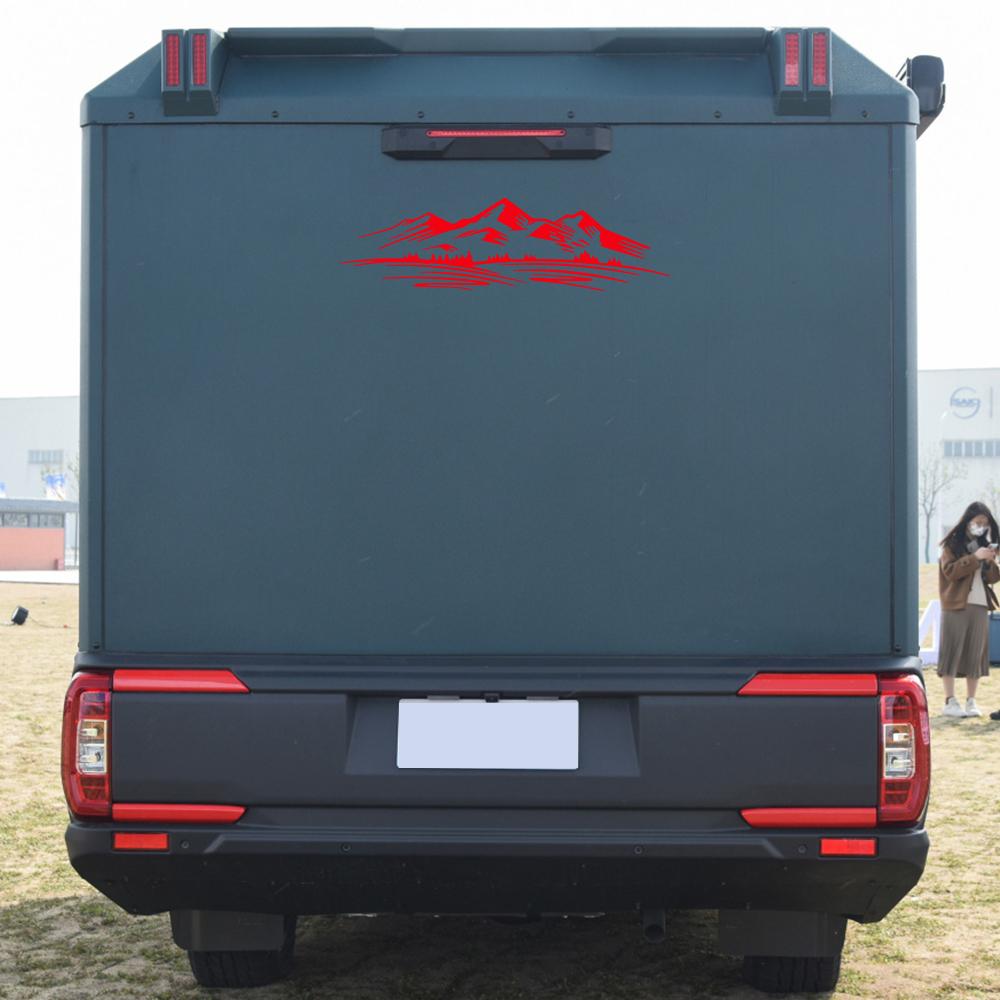 Graphics Tree Mountain Decal Car Forest Sticker Auto For Van SUV RV Camper Motorhome DIY Vinyl Decor Cover Tuning Accessories
