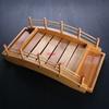 Lemn japonez din lemn Bucătărie Sushi Bridge Bărci Pin Creativ Sushi Sashimi farfurie Plato Sushi Veselă Ornament de decorare