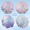 Baolizi Purple Sun Protection Umbrella Double-Layer Vinyl Rain Or Shine Dual-Use Women Manual Folding Umbrella 50% off Portable Umbrella