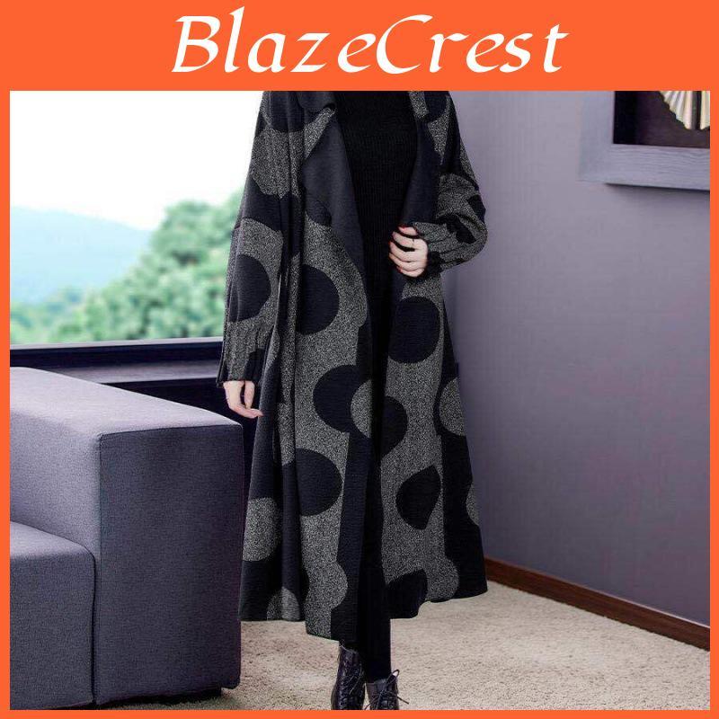 And Fall Loose Womens Spring Mediumlength Coat Temperament Casual Jacket