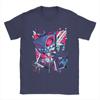 T-shirt Nouveauté Hazbins Hotels Vox pour Homme Col Rond T-shirt 100% Coton Manches Courtes Hauts T-shirts Homme