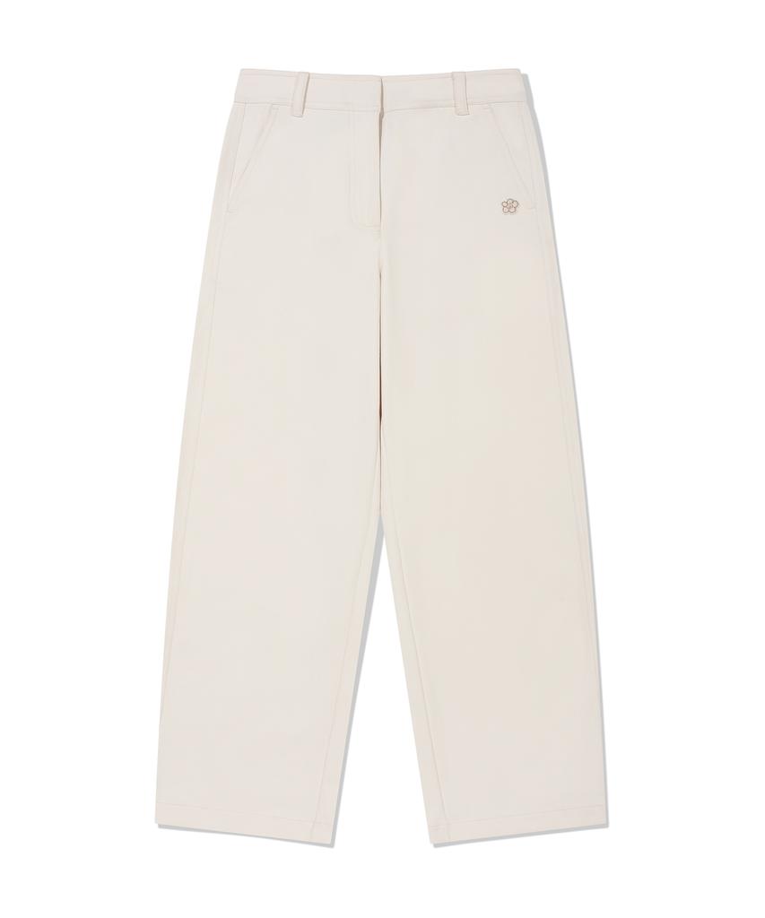 WACKY WILLY Women'S Curved Fit Pants Cream
