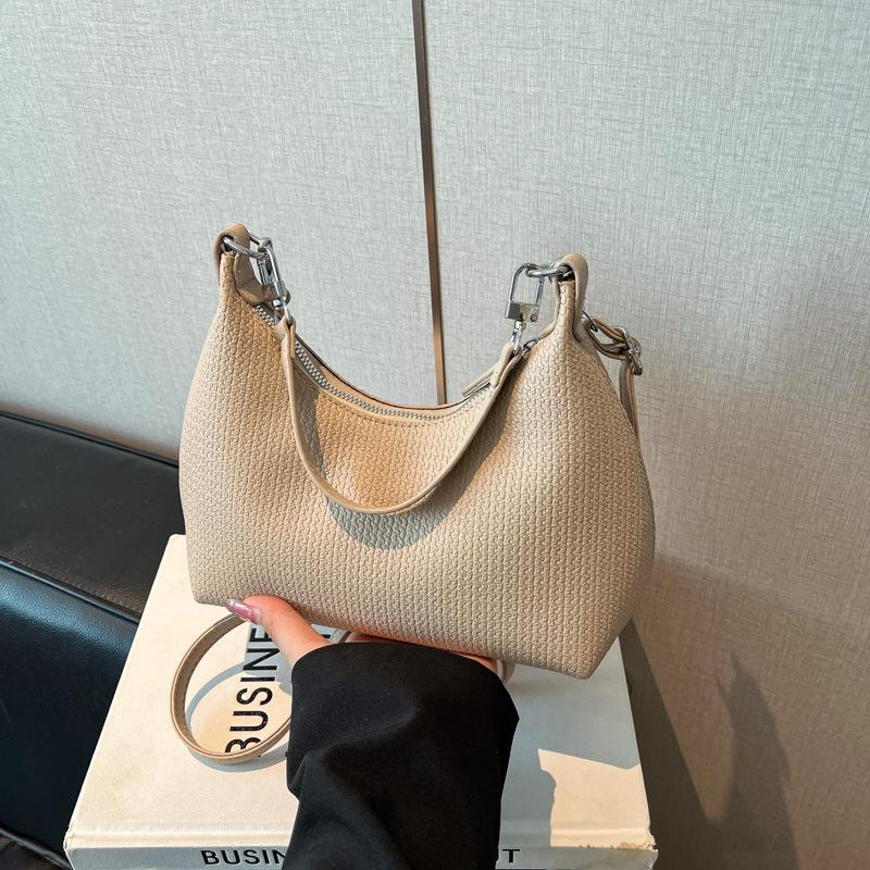 Premium bag women's new fashion versatile shoulder underarm bag Maillard crossbody dumpling bag