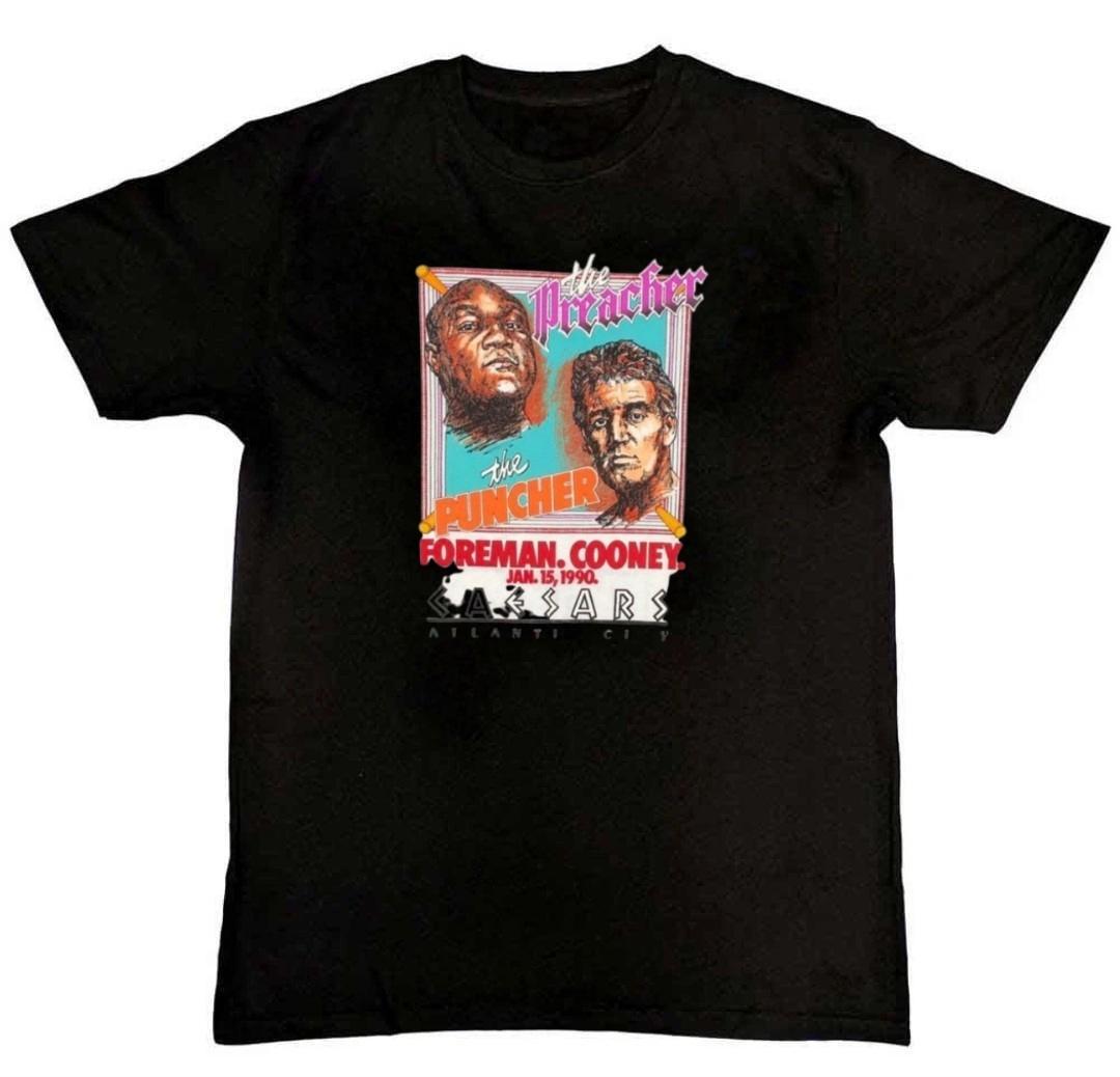 George Foreman Vs Gerry Cooney Graphic Mens T-Shirt XL