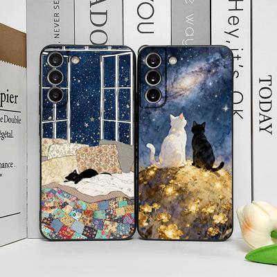 Custodia per Telefono Divertente Carina con Disegno di Gatto Cartone Animato per Google Pixel 9 A 8 A 7A 6A 7 PRO 8 9 Pro XL 4G 5G Antiurto Anti-caduta Cover Morbida