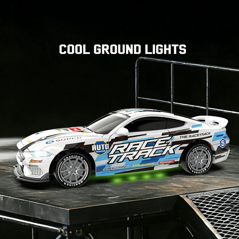 1:43 Scale 4WD RC Remote Control Mini Racing Car Model Set 2.4G Drift Led Lights High-Speed Sports Vehicle AE86 Kid Adults Toys