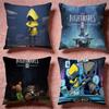Trending LLittle Nightmaresed Cushion Cover Premium SkinFriendly Pillow Case MultiPurpose for Home Office Travel