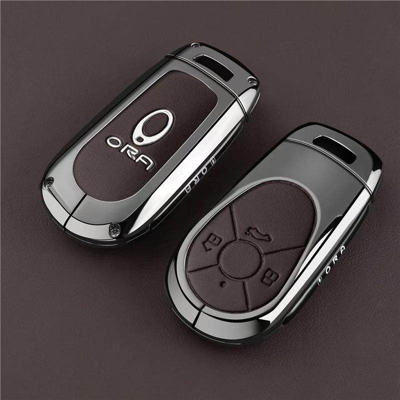 Great Wall ORA Key Case for 5 Models: Good Cat, GT Ballet Cat, Lightning Cat - Stylish Car Bag Buckle for Men & Women.