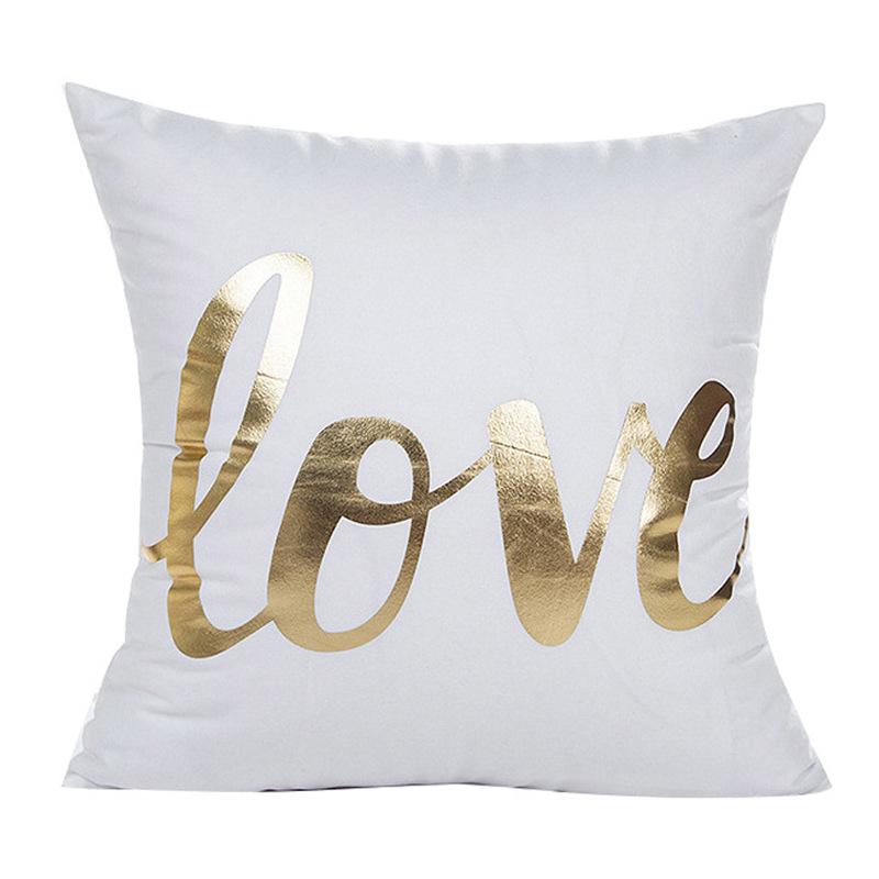 Hot Stamping Pillow Cover European Classical Sofa Cushion Cover Pillow Cover