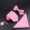 Shenzhen Tie Pedido Pequeno Produção Profissional Gravata Casamento Masculino Fornecimento de Amostra Conjunto de Seda Presentes